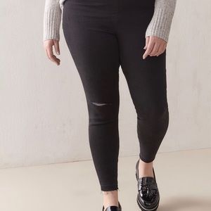 High Waist Denim Leggings